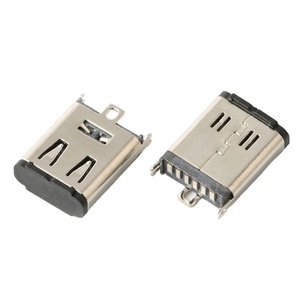 C型母6p连接器垂直smt 10H 6pin c型连接器usb c连接器 - Product Image 1