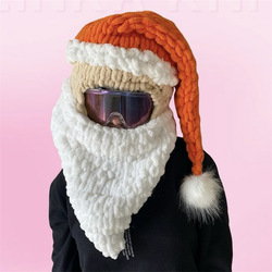 Père Noël chapeau orange