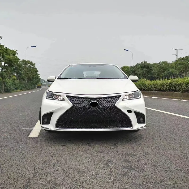 For Toyota corolla 2019 2020 2021 2022 change to Lexus LS model Body kit include front and rear bumper assembly