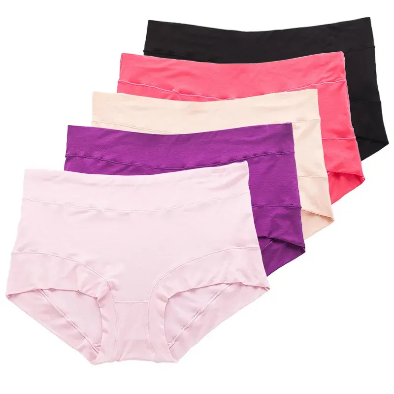 sexy mature girls panties brief high waist underwear women plus size underwear Seamless panties cotton plus size underwear