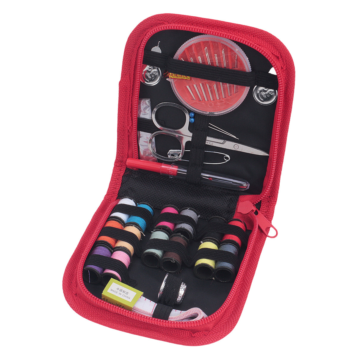 Red Sewing Kit 10pcs Set