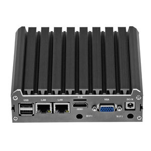HVAEIPC Industrial Mini Computer Netzwerk unterstützung J1900 Quad Core business X86 Eingebetteter Computer Dual LAN RS232 Wifpc3g 4G SSD 15W - Product Image 2