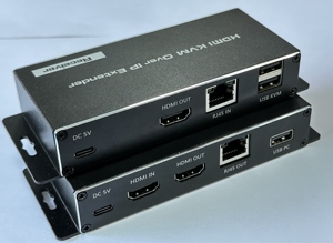 200m HDMIKVMエクステンダーフルHD4KHDMIビデオトランスミッターエクステンダーアダプター、IRHDMIループアウト付き - Product Image 3