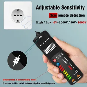 ADMS1 Digital multimeter Berührungs loses Live-Voltmeter NCV-Durchgangs tester Verdrahtung anzeige LCD-Anzeige Spannungs messungen - Product Image 4