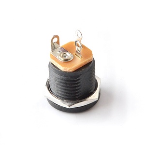 DC-022 ses jakı ve DC güç girişi fiş konnektörü 5.5 2.1mm bakır kontak soketi kalite DC soket güç girişi - Product Image 4