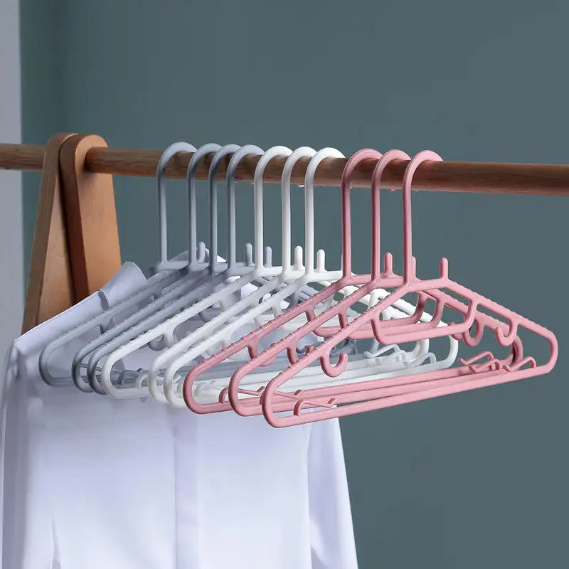 LEEKING Factory direct delivery new design durable multifunctional  anti slip plastic  clothing hanger shirt hangers