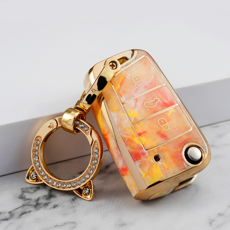 Yellow+Key Ring