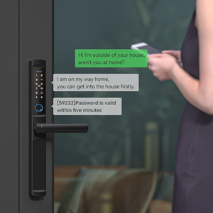 Smart Fingerprint Digital Keyless Schiebe schloss für Zuhause Aluminium Holztür Glas Vitrine Fernbedienung Keyless Entry - Product Image 6