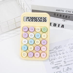 เครื่องคิดเลขขนาดเล็กน่ารัก X923-1สำหรับการเรียนรู้ในสำนักงานสไตล์มาการอง12หลัก - Product Image 4