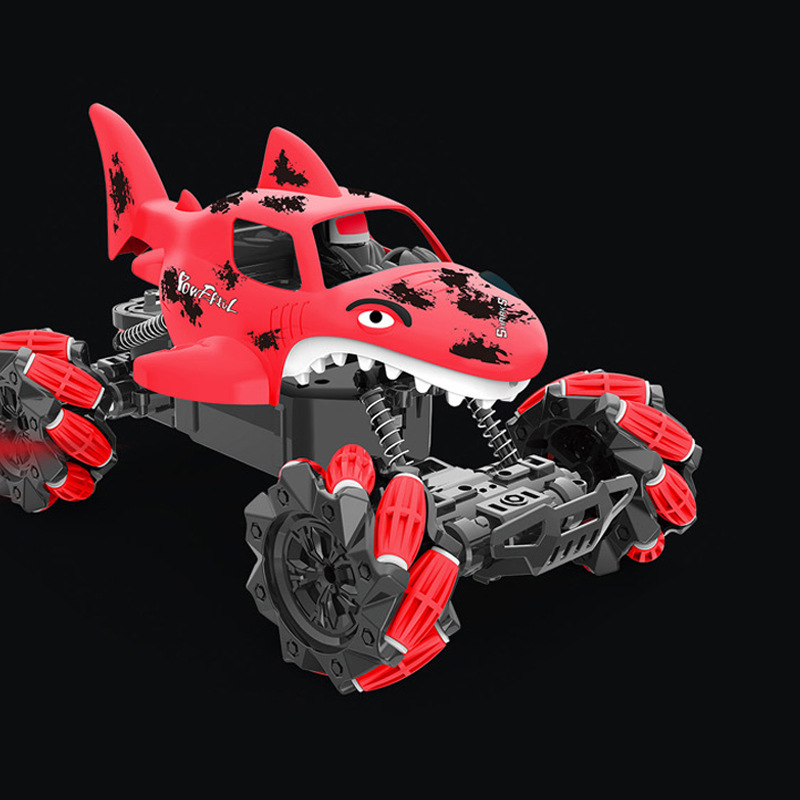 SY065-1 รถบังคับผาดโผน Shark - สีแดง