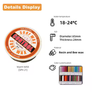 Unisex biểu tượng tùy chỉnh PP Chất liệu túi cho lướt sóng bán buôn nhiệt đới đại dương <span class=keywords><strong>scraper</strong></span> Wax Board Lược - Product Image 5