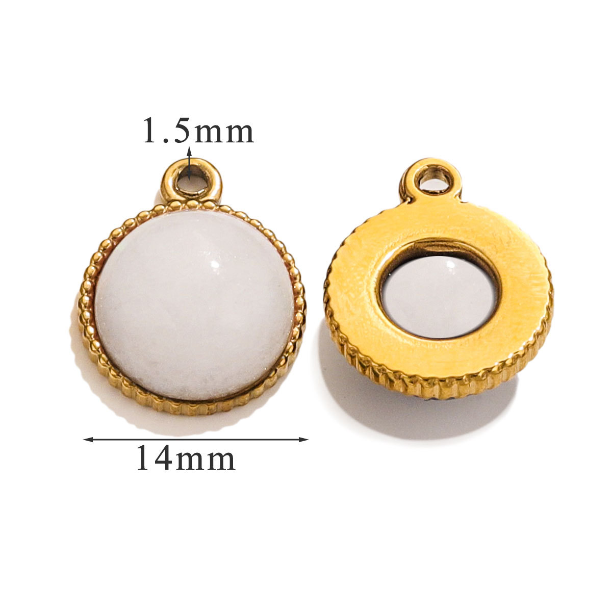 Large size - white stone