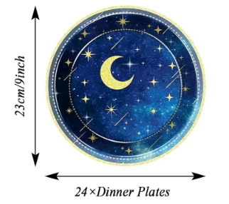 Assiette de 23 cm, paquet de 10