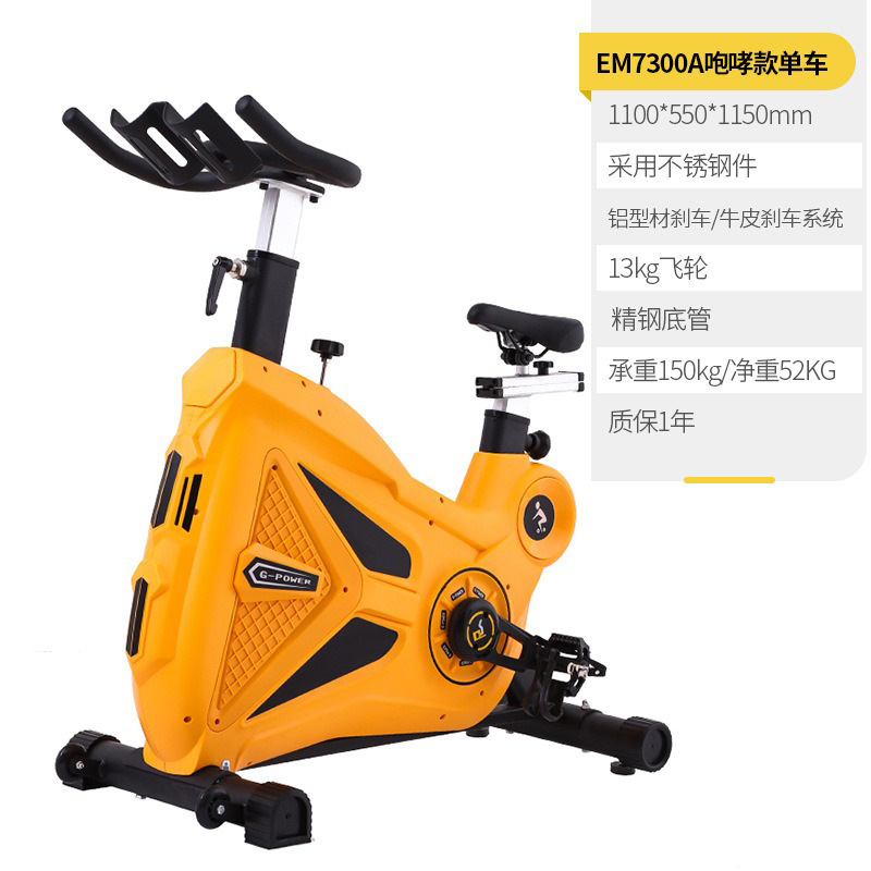 Vélo EM7300A Orange Roaring Edition - Grand volant d'inertie de 13 kg