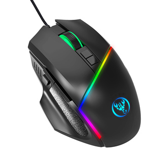 HXSJ A876Pro cablato RGB retroilluminato Mouse da gioco 8 pulsanti Macro programmabile 1000HZ ergonomico USB nuovo arrivo per gli utenti di Laptop - Product Image 1