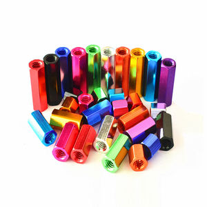 Đầu Nối Khớp Nối Thanh Lục Giác Dài Hình Lục Giác Bằng Nhôm Anodizing M2 - Product Image 2