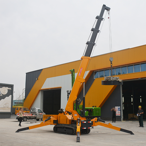 CE Mini laba-laba perayap derek Lift kerekan kaca tirai dinding pendukung teleskopik disesuaikan laba-laba kecil derek - Product Image 5