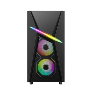 Großhandel Custom Gaming Computer gehäuse ATX Desktop Cabinet Gehärtetes Glas PC Full Tower Gaming Gehäuse Computer gehäuse - Product Image 1