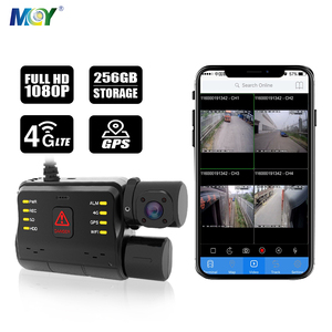 Kostenlose CMS 4G Truck Fleet Dash Kamera mit zwei Kameras Live Video GPS Remote Tracking Dash Cam DVR Recorder - Product Image 1