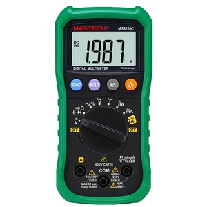 MS8239C dijital multimetre otomatik aralığı AC DC voltmetre ampermetre sıcaklık test 600V 4000 sayımları LCD arka - Product Image 1