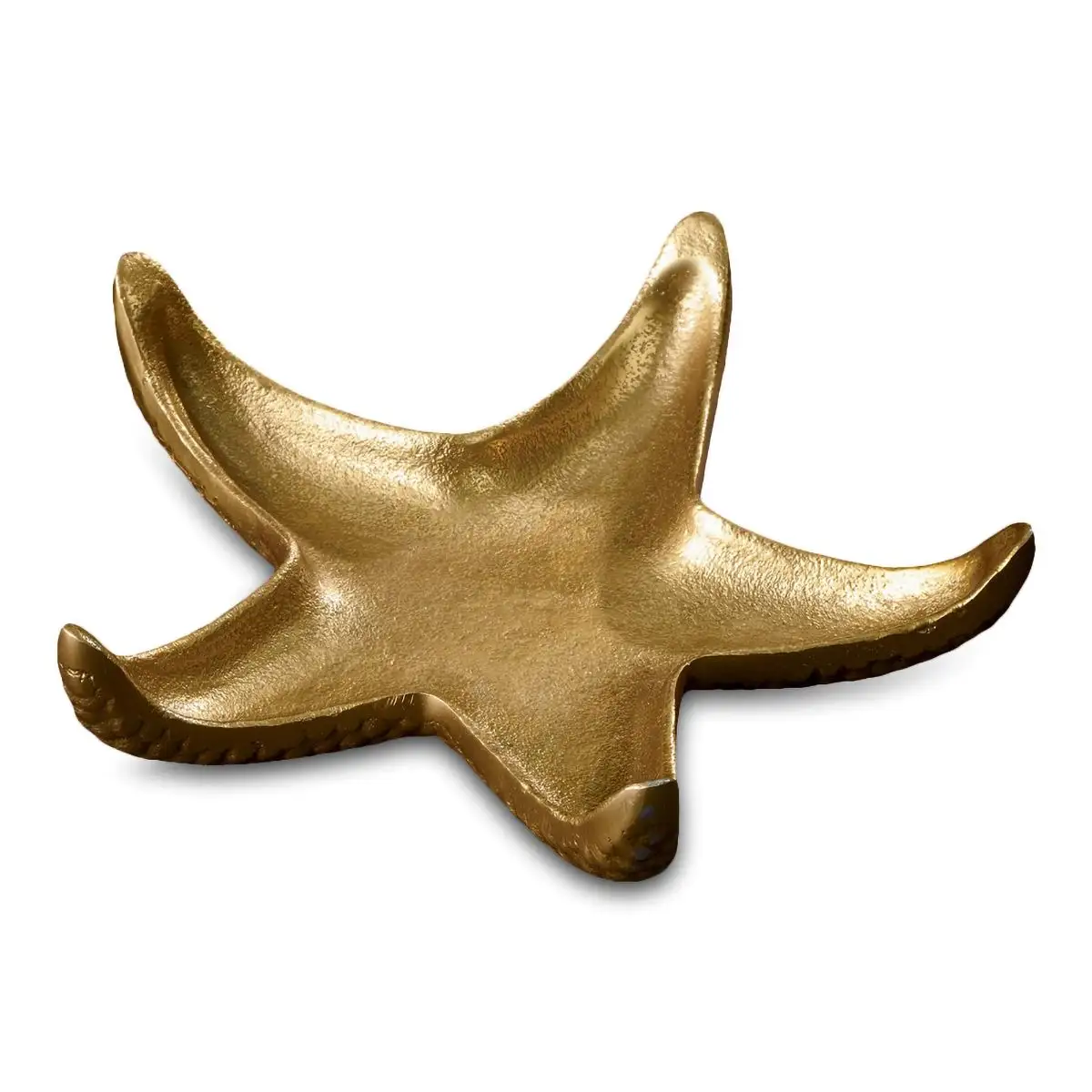 Cuenco con forma de puño de estrella de Metal chapado en oro para el hogar y la cocina, cuenco decorativo de aluminio para servir frutas para centro de mesa