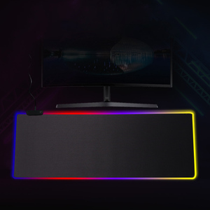 High Quality Led Colorful RGB Gaming <strong>Mouse</strong> Pad Anti-Slip Rubber <strong>Keyboard</strong> Desk Mat Playmat for Office <strong>Use</strong> - Product Image 2