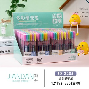 คอลเลกชันปากกามัลติฮิวด์: นวัตกรรมเครื่องมือบันทึก, ไฮไลท์เรืองแสง และเครื่องหมายสีสดใส - Product Image 2