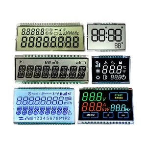 Professionale personalizza Display LCD COB bianco e nero Pantalla 5 6 7 22 cifre schermo 14 vetro LCD a sette segmenti per ascensore - Product Image 6