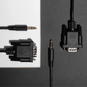 RS232ถ่ายโอนข้อมูลปริมาณสูง RS232 RS485 DB9ไปยังสาย3.5เสียง RS232 DB 9เป็นสายแจ็คสัญญาณเสียง - Product Image 4