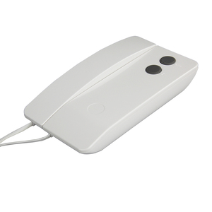Prezzo di fabbrica Audio citofono kit con porte bianche telefoni e trasformatore 2 pulsanti di chiamata pannello in alluminio per più appartamenti - Product Image 1