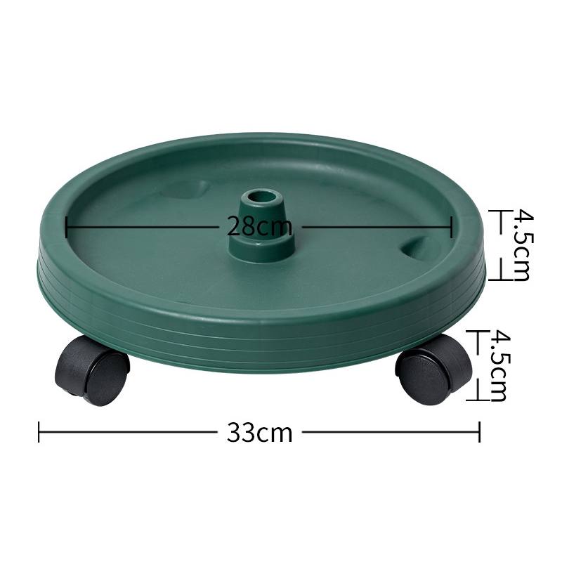 Dark green tray