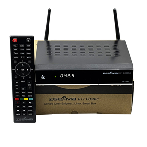 ZGEMMA H17COMBO Receptor de TV Satélite de Modo Dual con DVB S2X + DVB T2/C Equipado con Sistema Operativo Enigma2 Linux.
