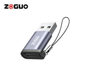 Convertidor OTG USB tipo C macho a USB 3,0 hembra, transferencia de datos de 5Gbps, para computadora portátil, PC, tableta, teléfono inteligente, carcasa de aluminio duradera - Product Image 1