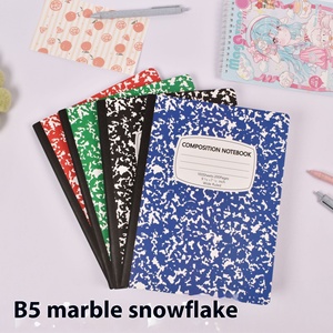 <strong>Custom</strong> B5 Size Marble Composition <strong>Notebooks</strong> 100 Sheets <strong>Printed</strong> Style with Logo Sewing Binding Paper Cover - Product Image 4