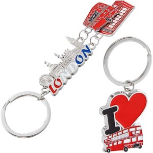 定制金属钥匙扣促销钥匙圈纪念品定制金属标志钥匙扣 - Product Image 5