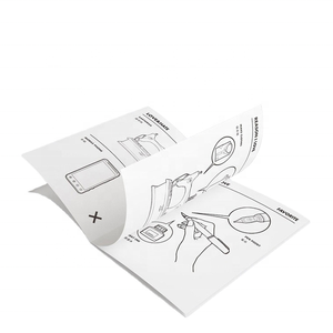 定制黑白印刷折叠纸小册子迷你指导书用户手册，彩色印刷 - Product Image 2