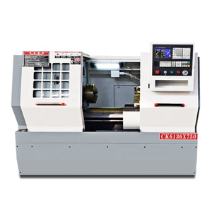 Siemens controlador CNC torno CK6136 Mini máquina automática de torno CNC - Product Image 1