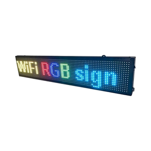 WiFi-Steuer modell P5 Werbung Programmier bare Bildlauf animation P10 Benutzer definierter LED-Bildschirm für den Einzelhandel - Product Image 1