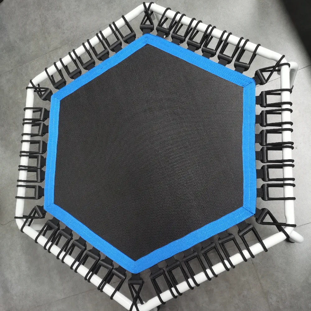 Mini trampolín de salto para niños y adultos, equipo de Fitness de 42 pulgadas, trampolín de cuerda elástica para ejercicio