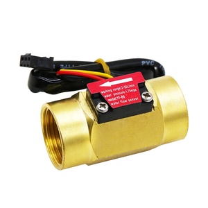 YF-B9 3/4 ''เครื่องวัดการไหลของของเหลวทองเหลืองกังหัน, เครื่องวัดอัตราการไหลของ DC3.5-24V 1-30ลิตร/นาทีเครื่องวัดการไหลของชีพจรเซ็นเซอร์วัดการไหลในห้องโถงสำหรับเครื่องทำน้ำอุ่น - Product Image 1