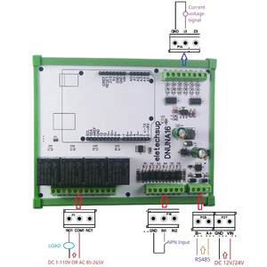 DNUNA16 DC 7-30V 6AI-6DI-4DO scheda espandibile multifunzione per UNO R3 Arduino PLC RS485 modulo relè di raccolta remoto IO ADC