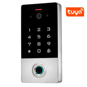 Tuya <strong>Access</strong> Control WIFI Smart Video <strong>Intercom</strong> Fingerprint <strong>Access</strong> Control RFID Biometric Fingerprint Keypad Door Lock <strong>System</strong>