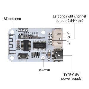 Mini amplificatore di potenza Bluetooth modulo DC 5V 3W + 3W scheda amplificatore di potenza PAM8403 Chip BT5.0 4pin di uscita
