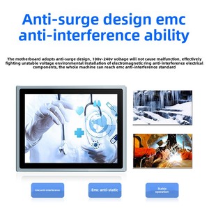 Tableta con pantalla táctil industrial de 12 pulgadas, sistema XP, Control resistivo capacitivo, funcionamiento Linux I5 Intel RK3568 RS232 LCD - Product Image 2