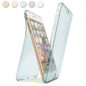360度全盖外壳前后TPU适用于iphone 6s 7 8 Plus三星透明防断软硅手机壳 - Product Image 3