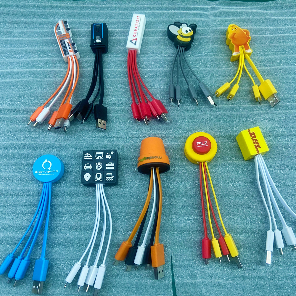 Custom LOGO Design 3 In 1 Charging Cable
