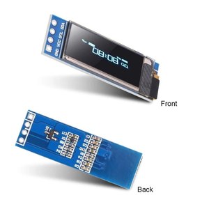 0,91 Zoll I2C OLED-Anzeige modul WEISS/BLAU I2C OLED-Bildschirm treiber DC 3,3 V ~ 5V für Arduino-LCD-Module