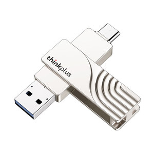 Lenovo Think PLUS 3.0 USB แฟลชไดรฟ์โลหะกันน้ำ TPCU301 USB แบบพกพาความจุขนาดใหญ่สำหรับธุรกิจ - Product Image 1