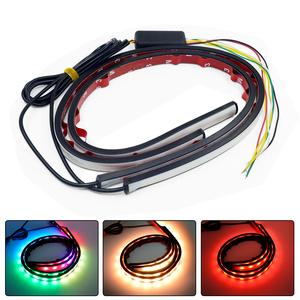 Mükemmel LED araba üçüncü fren ışık LED ışık arka kuyruk yüksek dağı Stop lambası 12V yanıp sönen sinyal emniyet uyarı işığı - Product Image 2