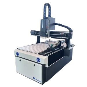 WETOP 6090 Mini <strong>CNC</strong> <strong>Router</strong> <strong>with</strong> 4 Axis Auto Tool Magazine for Metal Featuring NC Studio Richauto <strong>DSP</strong> <strong>Control</strong> System and ATC - Product Image 1